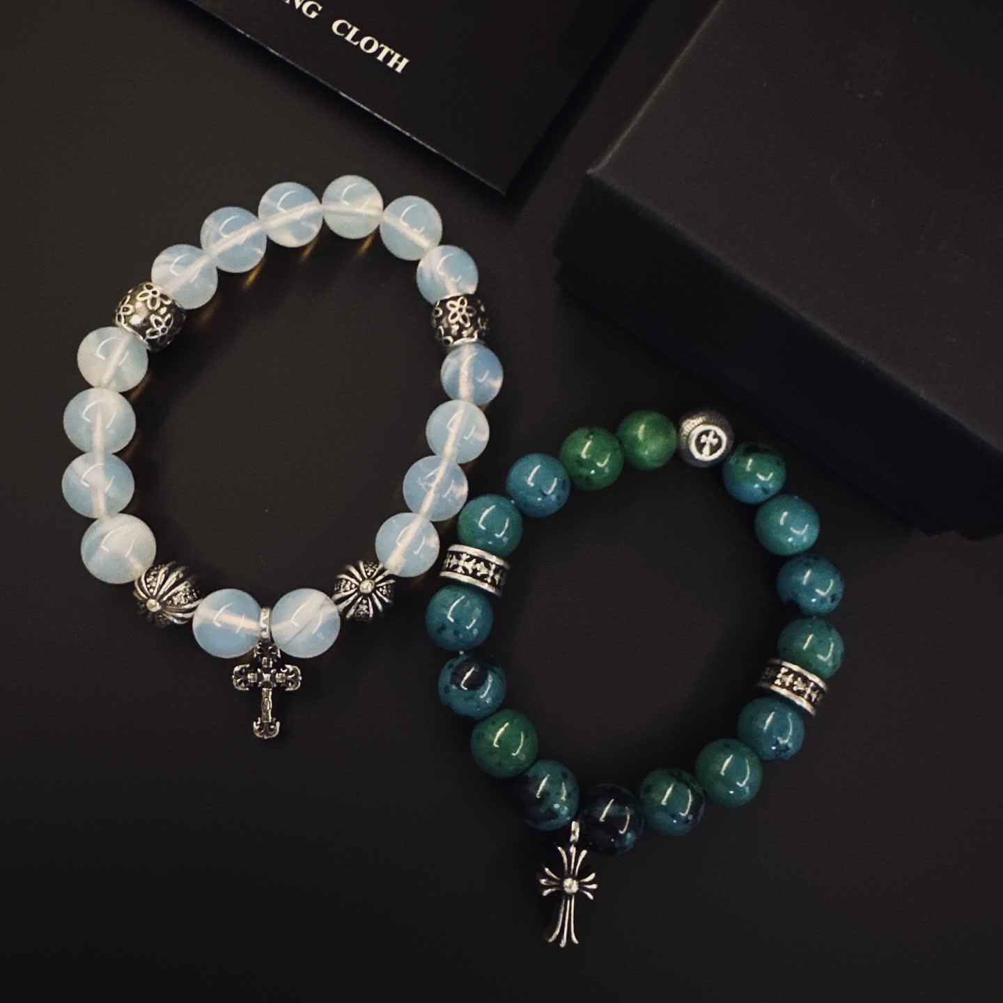 Chrome Hearts Beaded Bracelet Set